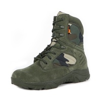 Bottes tactiques Deltaa en cuir véritable pour hommes, chaussures de désert, sport de plein air, randonnée, bottes d'escalade, bottes tactiques