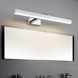 Decor Sensor Chrome Plating Metal Housing Wall Mount Lamp Mirror Lighting Fixture Bedside Led Bathroom <b>Vanity</b> Light for Hotel - Product Image 3