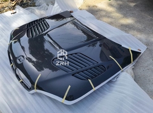 Cubierta delantera del capó del motor del capó del estilo <span class=keywords><strong>GTR</strong></span> de la fibra de carbono <span class=keywords><strong>E46</strong></span> <span class=keywords><strong>M3</strong></span> para la parrilla delantera del cupé de la serie 3 DE <span class=keywords><strong>BMW</strong></span> <span class=keywords><strong>E46</strong></span> - Product Image 4