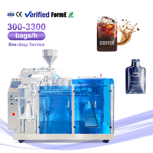 Máquina de llenado y sellado de bolsas de fácil operación para café, jugo de naranja, leche de soja, máquina de envasado de bolsas irregulares - Product Image 1