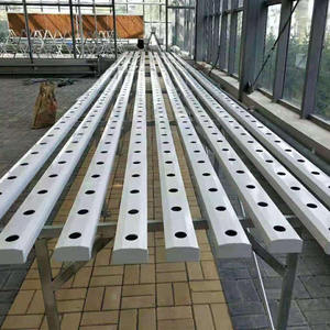 Sistema Idroponico NFT con Canali e Grondaie, Coltivazione Aeroponica ad Alta Produttività, Pompa Automatizzata, Tavoli per Coltivazione di Lattuga in Serra - Product Image 4