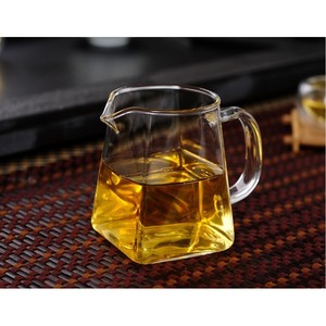 Coupe à thé carrée en verre résistante à la chaleur pour cérémonie du thé - Product Image 3