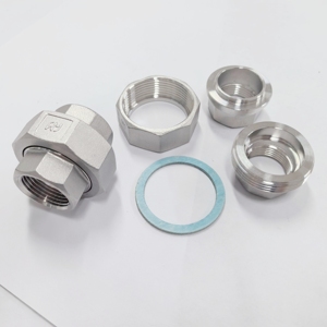 Moulage de précision en acier inoxydable 304/316 raccords de tuyauterie <span class=keywords><strong>filetage</strong></span> femelle union NPT/BSPT/BSPP mamelon <span class=keywords><strong>conique</strong></span> Corrosion durable - Product Image 5