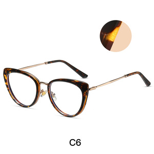 Monturas de Gafas Ópticas Unisex con Protección Anti-<span class=keywords><strong>Luz</strong></span> Azul, Parte Frontal de TR90 + Patillas de Metal, Diseño de Aro Completo, Ligeras y Elegantes - Product Image 4