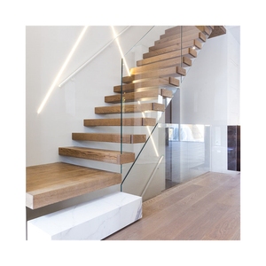 Garde-corps en verre transparent résistant élégant de représentation supérieure de Prima pour l'<span class=keywords><strong>escalier</strong></span> droit d'appartement moderne - Product Image 2