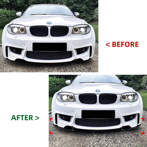 Spoiler avant noir brillant pour <span class=keywords><strong>BMW</strong></span> E81 E82 <span class=keywords><strong>E87</strong></span> E88 1M 2004-2013 <span class=keywords><strong>2005</strong></span> - Product Image 6