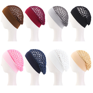 HZM-26064 Bonnet de sport pour <span class=keywords><strong>femme</strong></span>, respirant, ajustable, extensible, en polyester, pour usage quotidien - Product Image 2