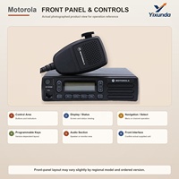 Radio mobile Motorola DM2600 DMR VHF 45W ou UHF 40W 160 canaux IP54 avec écran numérique pour la communication en véhicule commercial