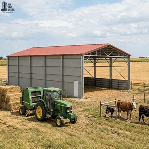 Magazzino Prefabbricato in Acciaio, Officina, Hangar, Capannone Industriale, Fienile Agricolo, Stalla per Capre, Unità di Stoccaggio - Product Image 1