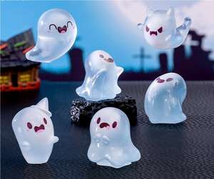 Nouveauté Creative Noctilucent Lucite Résine Charmes Mignon DIY Accessoires pour La Maison De Table Décoration Porte-clés En Vrac En Gros - Product Image 2