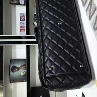 Sac de voyage XL en cuir véritable pour femme 2026, avec sangle unique, motif losanges, minimaliste, résistant à l'usure, avec fermeture éclair, pour usage quotidien