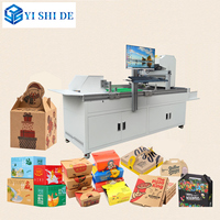 Máquina de impresión digital YI SHI DE, máquina de impresión de hojas de vasos de papel en forma de abanico, impresora de inyección de tinta de un solo paso