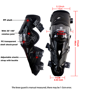 Protections de <span class=keywords><strong>genoux</strong></span> de <span class=keywords><strong>motocross</strong></span> professionnelles personnalisées et flexibles pour adultes, protection complète en 2 parties, sports de plein air, tout-terrain - Product Image 2