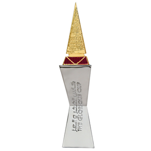 مصنع ذهبي فضي ، بالجملة لكأس قطر لجوائز دوري الأبطال ، جوائز الفريق الفائز - Product Image 3
