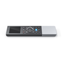 Télécommande vocale intelligente tout-en-un en alliage d'aluminium avec écran couleur, code fixe, 18 touches, batterie rechargeable