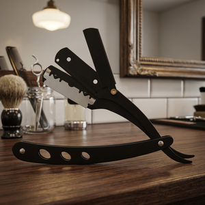 Professional Obexa Stainless Steel Folding Straight Razor <b>Men</b> Single Edge Barber Shop Shaving Face Body Use Customizable Color - Product Image 3