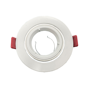 Nhà Máy vòng vuông nhôm MR16 Holders trần ánh sáng gu5.3 GU10 MR16 LED Spotlight phụ kiện MR16 khung lịch thi đấu - Product Image 1