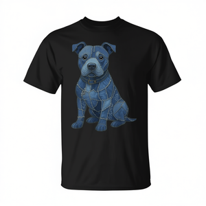 Camiseta de mezclilla con estampado de Pitbull para mujer, linda camiseta para mamá de Pitbull - Product Image 2