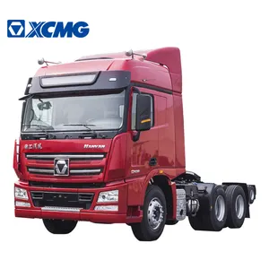 Xcmg caminhão carregador usado de fábrica, cabeça prime mover 10 rodas 371hp, segunda mão, caminhões pesados