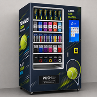 Système de paiement sans numéraire à écran tactile pour club intérieur, machine distributrice de balles de tennis et de bandes de poignée Pro Racquet Balls