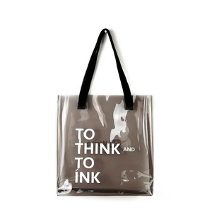 Bolsa de mano ZORAS plástico ligero PVC Mog, alta calidad moda generoso negro cosméticos y papelería 1 pieza/bolsa OPP cremallera en blanco CN;ZHE - Product Image 3