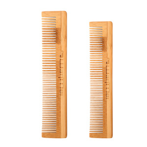 Bamboo <b>Comb</b> Large Size Anti Static Hair Smoothing <b>Comb</b> For Women Home Use Natural Wood Color - Product Image 1