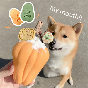 Nuevo Modelo de Juguete Educativo para Mascotas con Forma de Calabaza Divertida, Pelota de Alimentación Lenta Hecha de Silicona de Grado Alimenticio - Product Image 4