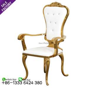 Silla de Acero Inoxidable para Eventos y Fiestas, Alquiler de Muebles para Banquetes y Bodas, Decoración para Novias, Venta al por Mayor de Foshan Sinoperfect - Product Image 1