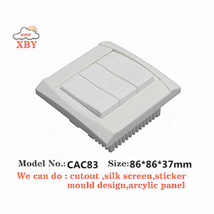 Boîtiers en plastique de lecteur de cartes de panneau Carylic extérieur boîtier en plastique ABS électronique avec boîtier en plastique personnalisé 86*86*37mm CAC83 - Product Image 2