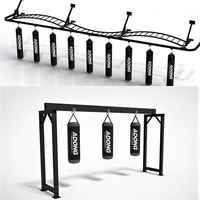 Support mural pour sac de frappe AIDONG, système de suspension en acier pour sac de boxe, support de suspension pour exercices de tirage, support pour sac de boxe