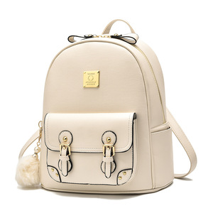 2024 mode velours femmes loisirs sacs ordinateur portable femmes en cuir randonnée <span class=keywords><strong>sac</strong></span> <span class=keywords><strong>à</strong></span> <span class=keywords><strong>dos</strong></span> pour l'école - Product Image 3