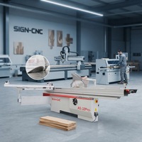 Scie à table coulissante AS-32Pro à prix d'usine pour panneaux de bois, angle de coupe réglable