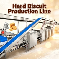 Industriële automatische biscuitproductielijn, harde crackermachine met draairoosteroven en koelsysteem