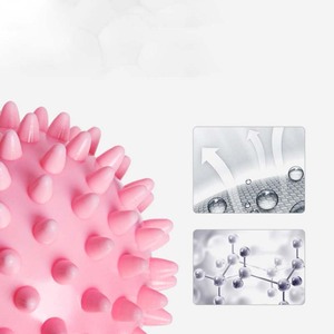 KWO Homegym Großhandel Yoga Logo Benutzer definierte Ganzkörper Solid Silikon Muskel Gummi Gym Yoga PVC Körper <span class=keywords><strong>Spiky</strong></span> <span class=keywords><strong>Foot</strong></span> Pink <span class=keywords><strong>Massage</strong></span> <span class=keywords><strong>Ball</strong></span> - Product Image 3