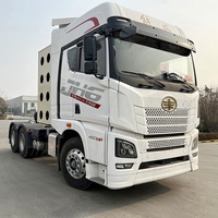 Camion chinois 6x4 2021 d'occasion Faw Jh6 460hp, camion tracteur CNG Euro 5 à vendre