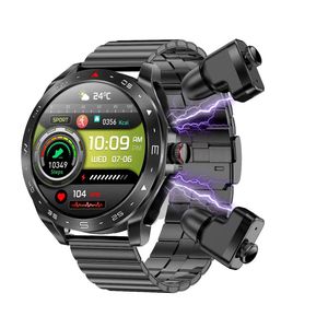 Nouvelle Tendance Montre Connectée Sport TWS T95 2-en-1 avec Écran IPS 1,52'' Écouteurs Étanche IP67 Fonction Rappel d'Appels pour Hommes - Product Image 2