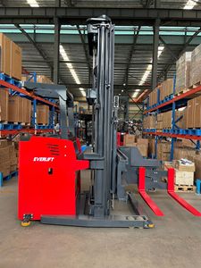 Montacargas Eléctrico de 3 Ruedas, Alta Maniobrabilidad, Apilador de Alcance, Capacidad de Carga de 2000 kg, Batería de Litio, para Pasillos Estrechos de Almacén - Product Image 3