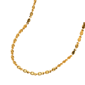 Collana a catena in acciaio inossidabile placcato in PVD 18K placcato impermeabile per regalo da festa - Product Image 1