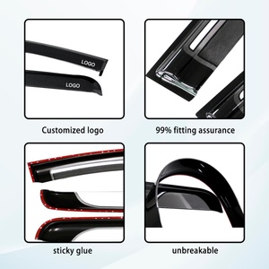 Accessoires extérieurs pour voiture, pare-pluie, pare-soleil, déflecteurs de fenêtre pour Mitsubishi Triton 2014-2023 - Product Image 4