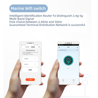 Interrupteur mural intelligent WiFi Tuya 5G, canal unique, 220V, 6KW, contrôle à distance via application mobile, 95*72*58mmHK12-WF16, 10A max. Courant