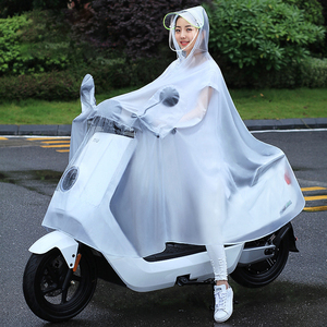 GUKOY Rain Ponchos Raincoats for Adults Reusable, 2 Pcs Raincoats Ponchos Emergency for Women Men with Hood and Drawstring