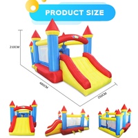 Maison gonflable à rebond pour enfants, château, fosse à boules, maison de jeu avec bac