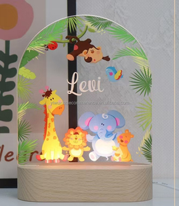Bacheca in acrilico 3D luce notturna tavolo notebook lampada da scrivania decorazione regalo per bambini <span class=keywords><strong>Luz</strong></span> Nocturna Del Tablero De Mensajes - Product Image 3