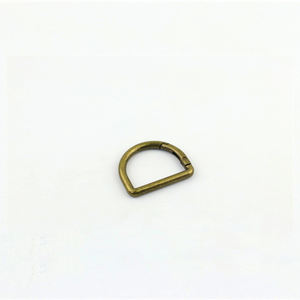 Commercio all'ingrosso 32mm in ottone D anello bagaglio a molla fibbia ad anello moschettone borsa a forma di Clip a scatto gancio di chiusura tipo appendiabiti - Product Image 4