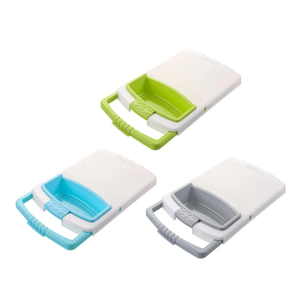 picnic in cucina per lavabo Tagliere pieghevole con contenitore per colino multifunzione campeggio in plastica 