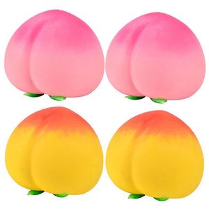 Vente en gros d'usine - Jouet anti-stress en forme de pêche en matériau TRP, personnalisable, unisexe - Product Image 2