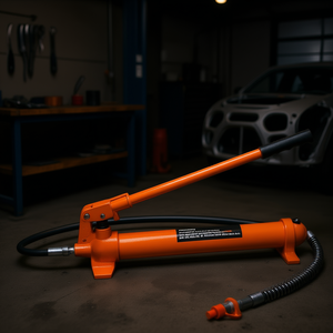 Cric hydraulique Vevor 10 tonnes avec pompe à air pour la réparation de carrosserie et de châssis de véhicules - Product Image 2