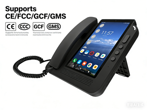 Téléphone intelligent de bureau DLNA ZT8600 avec grand écran de 7 pouces, Android 11, 4G, téléphone fixe sans fil compatible <span class=keywords><strong>Google</strong></span> avec appels vidéo HD - Product Image 4
