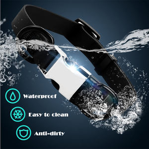 Personalizada <span class=keywords><strong>Collar</strong></span> de perro <span class=keywords><strong>Collar</strong></span> grabado con nombre personalizado impermeable de PVC respetuoso del medio ambiente cuello de perro anillo ajustable <span class=keywords><strong>Collar</strong></span> de perro - Product Image 3