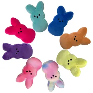 Nouveau lapin Pâques 6 pouces Peeps violet jouets en peluche Simulation peluche poupée pour enfants bonbons cadeau oreiller doux